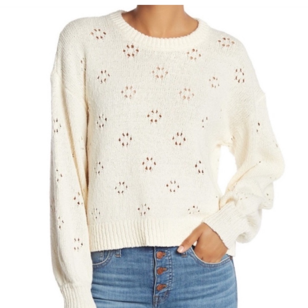 Madewell Pointelle Cotton Sweater